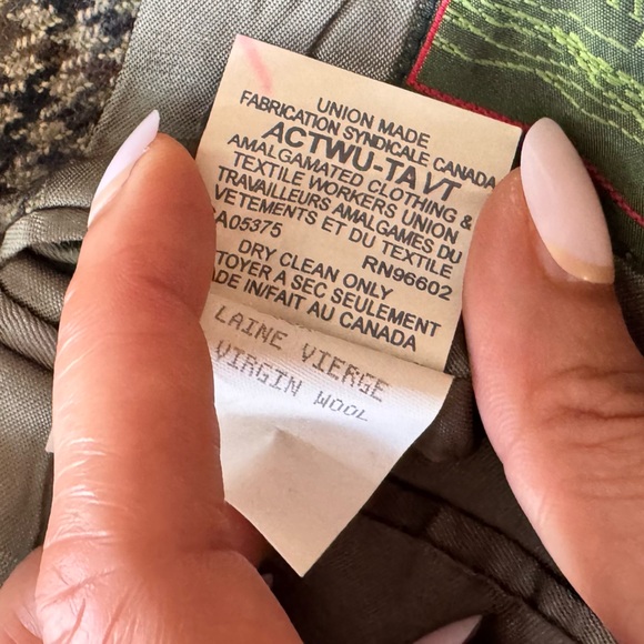 90s Hyde Park Lambswool Houndstooth Blazer - Size 50 XL, Made in Canada - Picture 9 of 9